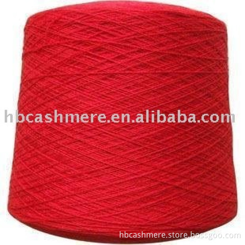 Red 26/2 NM Cashmere Yarn